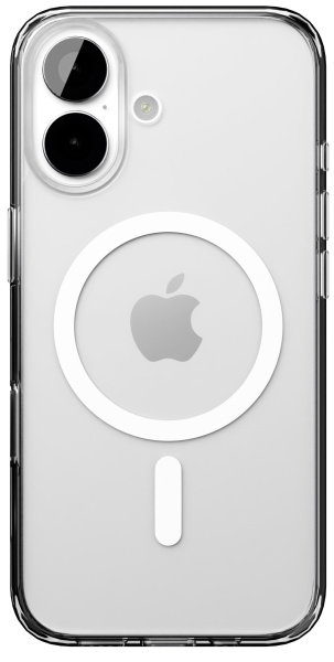 Накладка силикон VLP Diamond Case with MagSafe для Apple iPhone 17 Прозрачный