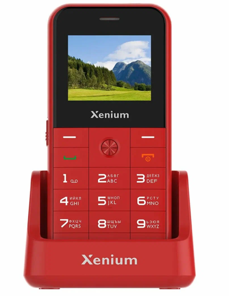 Телефон Xenium X718 Red (Красный)