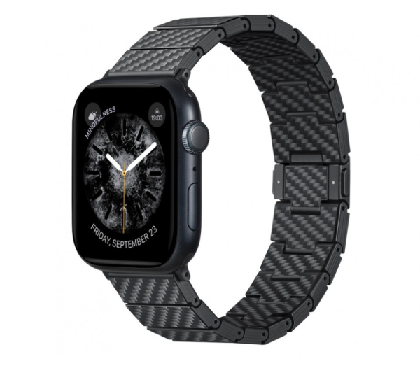Ремешок Pitaka Carbon Fiber для Apple Watch 49/46/45/44/42/41/40мм Black (Черный)