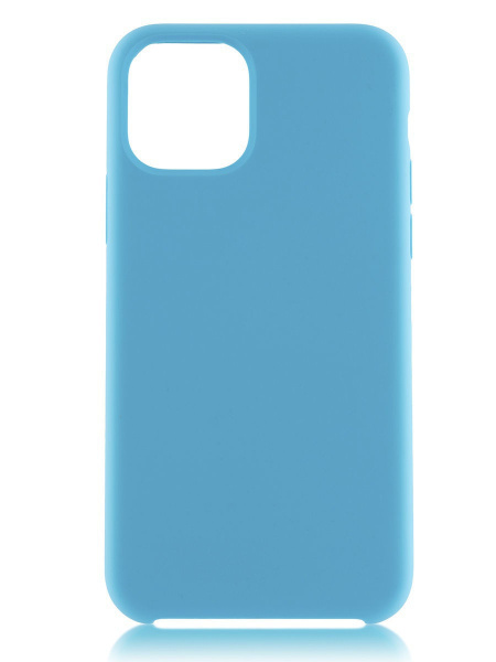 Накладка силикон Soft Touch для iPhone 12 mini Голубой