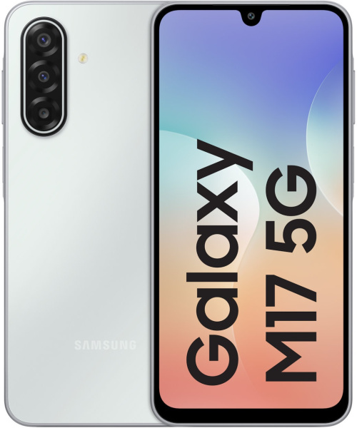 Смартфон Samsung Galaxy M17 5G 8/128GB SM-M176 Moonlight Silver (Лунное Серебро)