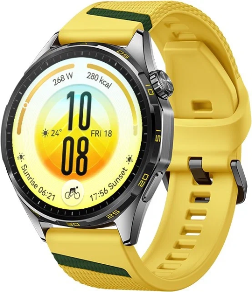 Умные часы Huawei Watch GT 7 46mm Yellow Fluoroelastomer Strap (Желтый)