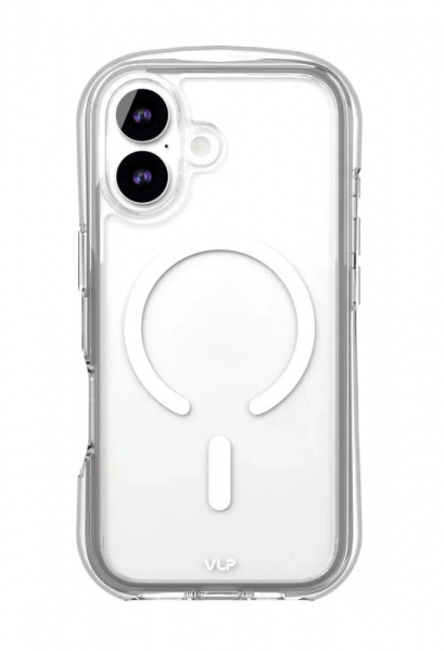 Накладка силикон VLP Bubble Case with MagSafe для Apple iPhone 17 Прозрачный