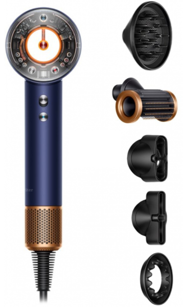 Фен Dyson Supersonic HD16 Nural Prussian Blue/Rich Copper (Синий/Медный)