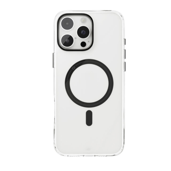 Накладка силикон VLP Diamond Case with MagSafe для Apple iPhone 16 Pro Black (Прозрачный/Черный)