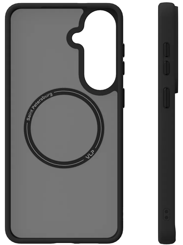 Накладка пластик VLP Lite Bloom Case with MagSafe для Samsung Galaxy S26 Plus Черный