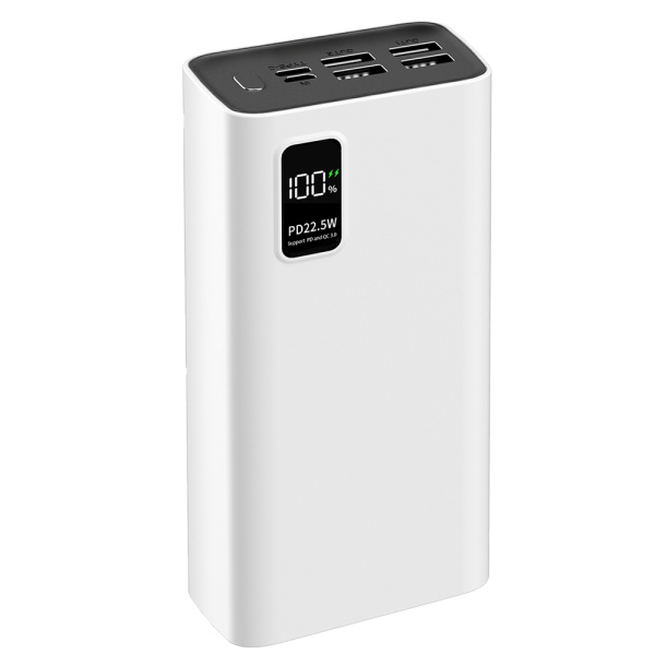 Внешний аккумулятор PERO PB07 30000mAh White (Белый)