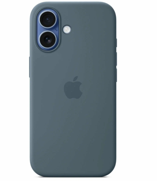 Накладка Apple Silicone Case для iPhone 17 Anchor Blue (MGEW4)