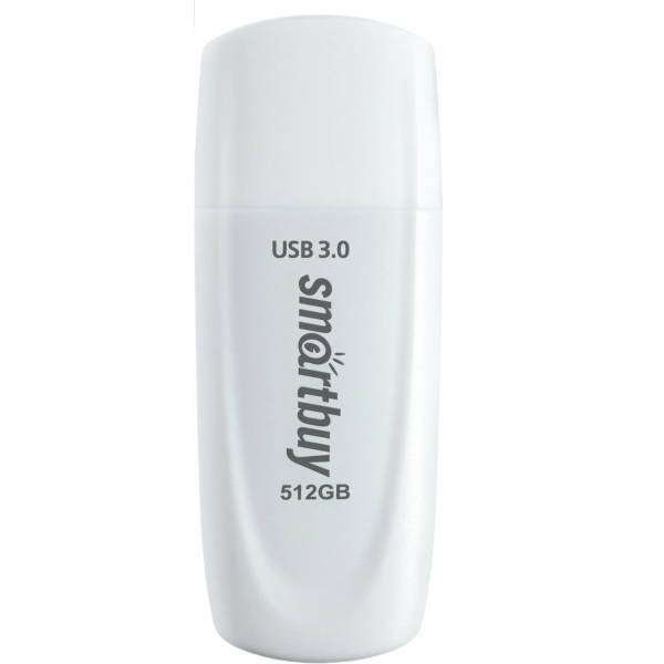 USB флеш-накопитель Smartbuy Scout USB 3.0 64GB White (Белый) (SB064GB3SCW)