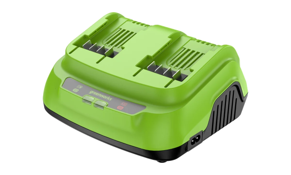 Ультрабыстрое зарядное устройство на два слота Greenworks G24X2C8 24В 8Ач (2958807)