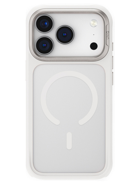 Накладка пластик Uniq Veren with Magsafe для iPhone 17 Pro Chalk Frost (Серый)