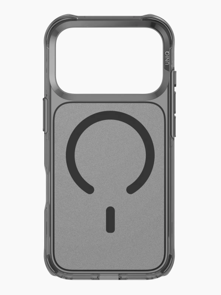 Накладка пластик Uniq LifePro Xtreme AF with MagSafe для Apple iPhone 17 Pro Charcoal (Серый)