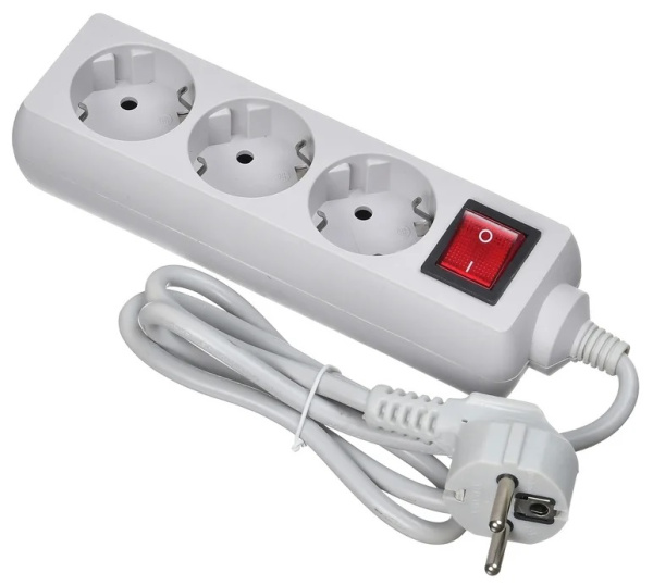 Сетевой фильтр Buro 300SL-3-G 3м (3 розетки) Серый