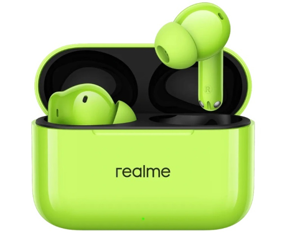 Беспроводные наушники Realme Buds T200 Green (Зеленый)