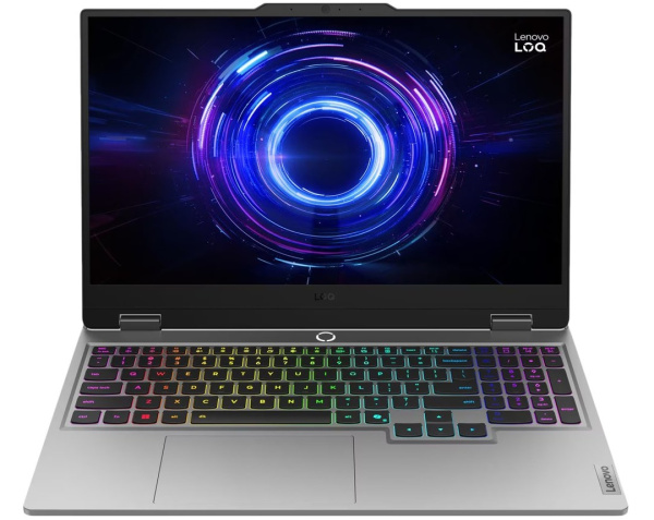 Ноутбук Lenovo LOQ 15IRX10 (Intel Core i5-13450HX/15.6/16GB/1TB SSD/RTX 5060/NoOS) Gray