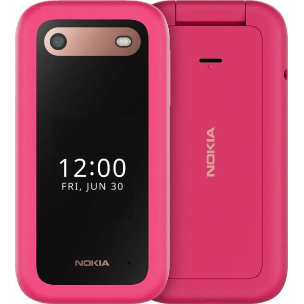 Телефон Nokia 2660 Flip 4G TA-1469 Dual Sim Pop Pink (Розовый)