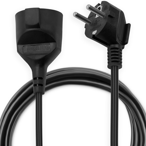 Сетевой удлинитель Buro BU-PS1.10/B 10м (1 розеток) Черный