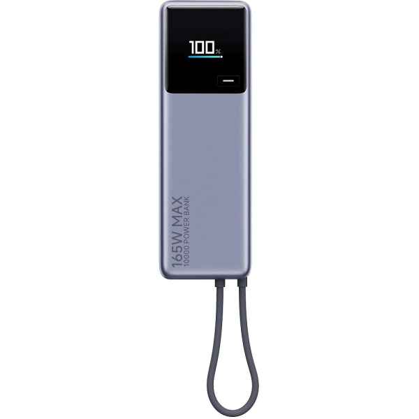 Внешний аккумулятор Xiaomi 165W Power Bank Integrated Cable 10000 mAh (BHR9361GL) Gray