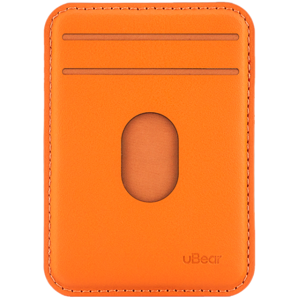 Чехол картхолдер uBear MagSafe Split Orange (Оранжевый)