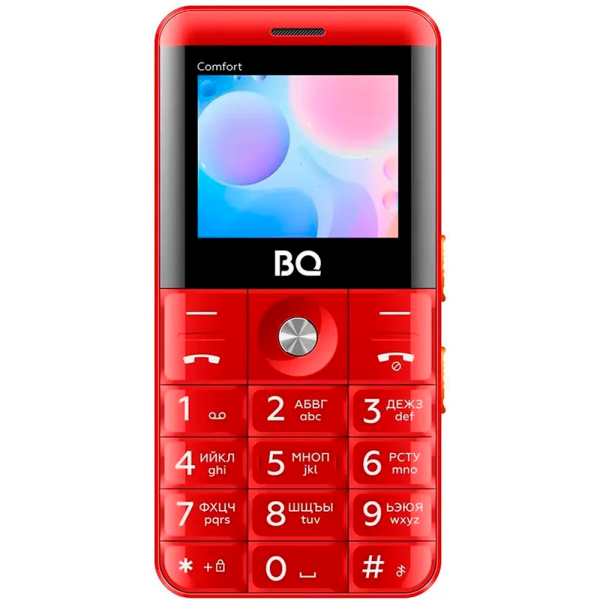 Телефон BQ 2006 Comfort Dual Sim Red Black (Красный-Черный)