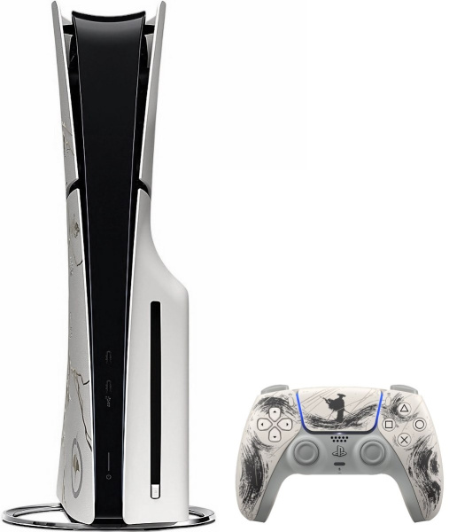 Игровая приставка Sony PlayStation 5 Slim Ghost of Yotei Black Limited Edition