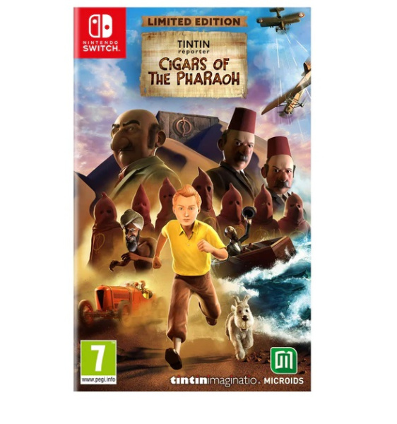 Игра Tintin Reporter - Cigars of the Pharaoh Limited Edition для Nintendo Switch (Русские субтитры)