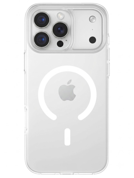 Накладка пластик Uniq Clario with Magsafe для iPhone 17 Pro Max Lucent Clear (Прозрачный)