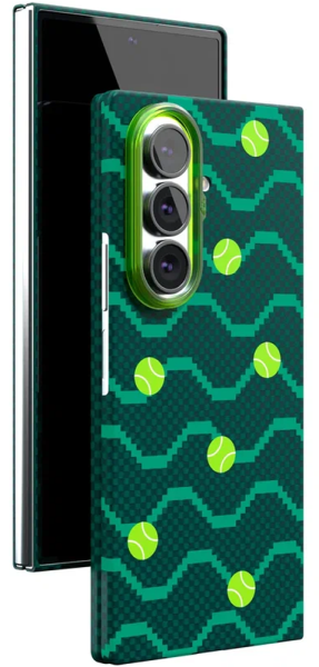 Накладка VLP Kevlar Case with MagSafe для Samsung Galaxy Z Fold8 Ultra (Теннис)