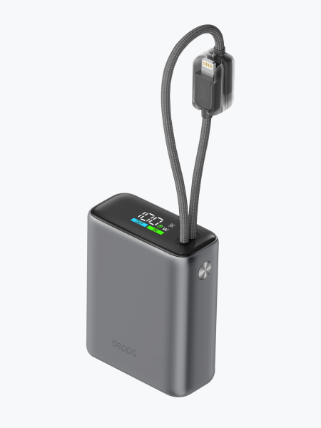 Внешний аккумулятор Deppa NRG Turbo 10000mAh 35Вт (33719)