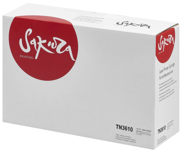 Картридж Sakura TN3610 для BROTHER Черный
