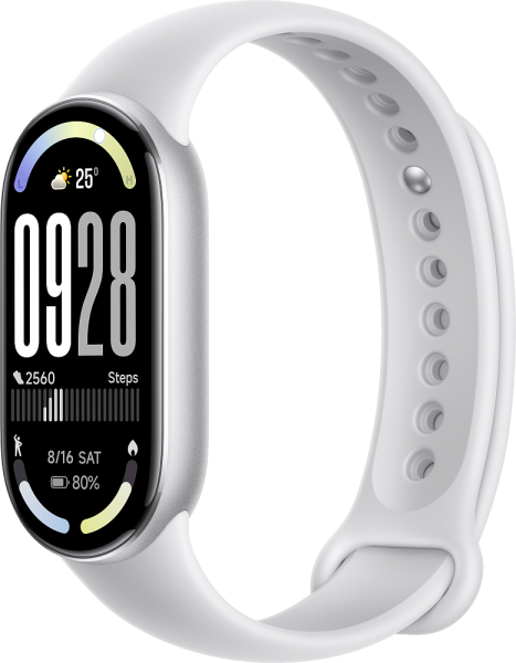 Браслет Xiaomi Smart Band 10 Glacier Silver (BHR07PSGL) RU
