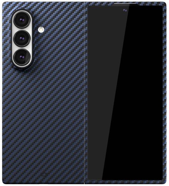 Накладка VLP Kevlar Case with MagSafe для Samsung Galaxy Z Fold7 Dark Blue (Темно-синий)