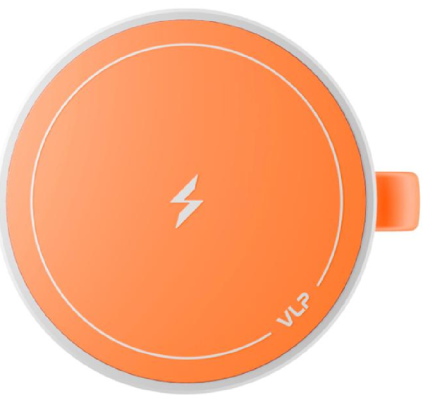 Беспроводное зарядное устройство VLP Lite Power Snap Qi2 MagSafe 2in1 White 