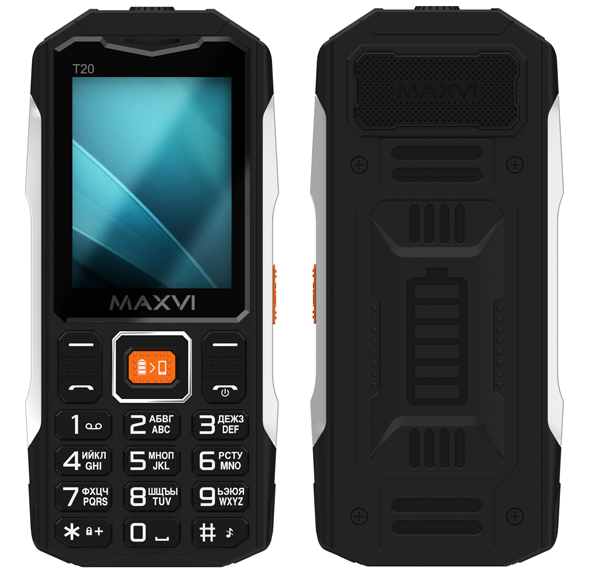 Телефон MAXVI T20 Black (Черный)