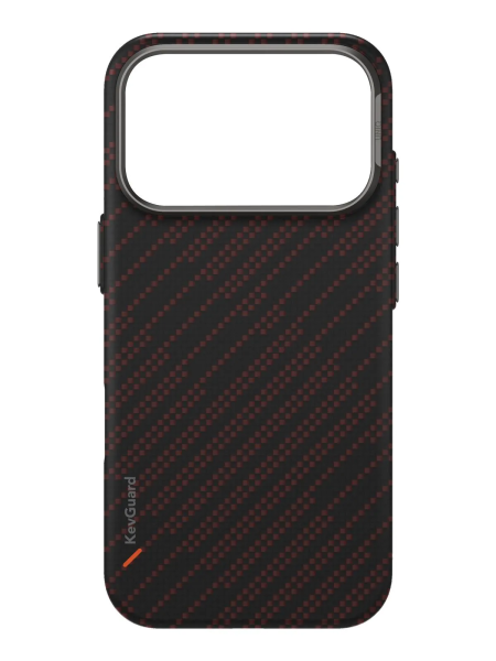 Накладка кевлар Uniq KEVA EDGE with MagSafe для Apple iPhone 17 Pro Rust Orange (Оранжевый)