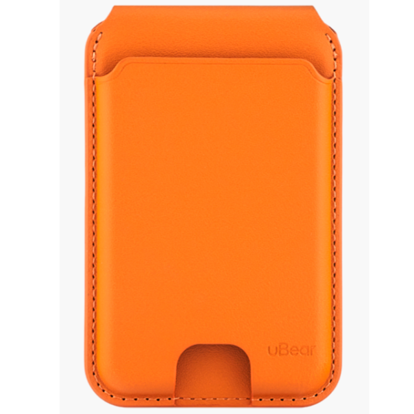 Чехол картхолдер uBear MagSafe Fold Orange (Оранжевый)