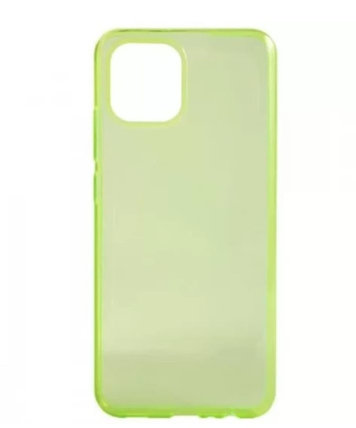 Накладка силикон RedLine для Samsung Galaxy A03 Прозрачный Зеленый