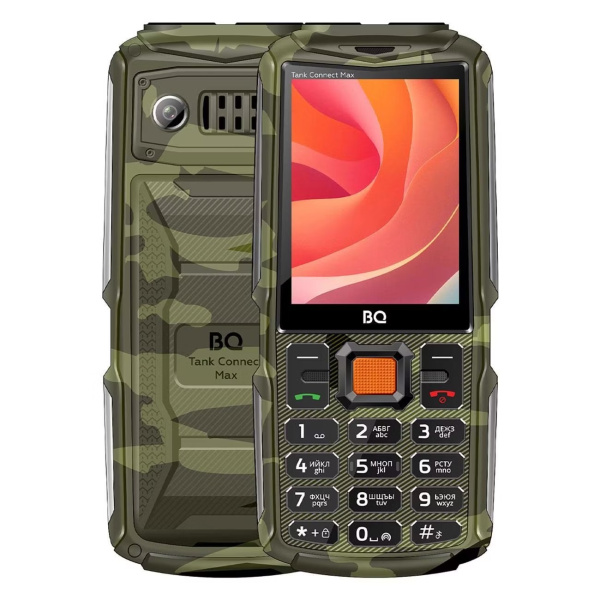 Телефон BQ 2830L Tank Connect Max Comouflage+Gunmetal (Камуфляжный)
