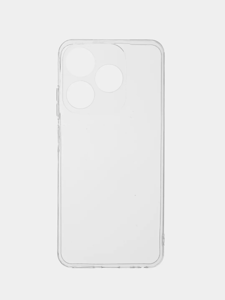 Накладка силикон Borasco Silicone Case для Realme C53 Прозрачный