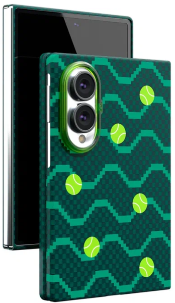 Накладка VLP Kevlar Case with MagSafe для Samsung Galaxy Z Fold8 (Теннис)