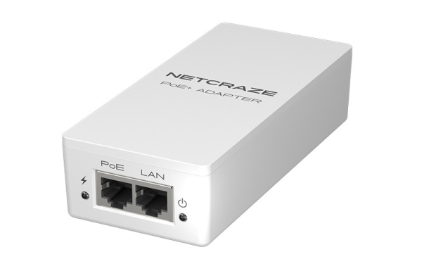Адаптер Netcraze PoE+ Adapter (NPA-150-EAEU) Белый