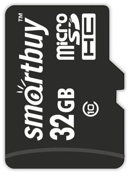 Карта памяти Micro SD Smartbuy 32GB Class10 30MB/s (SB32GBSDCL10-00)
