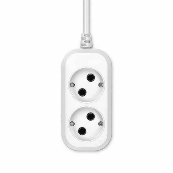 Сетевой удлинитель Buro BU-PSL2.3/W 3м (2 розеток) Белый