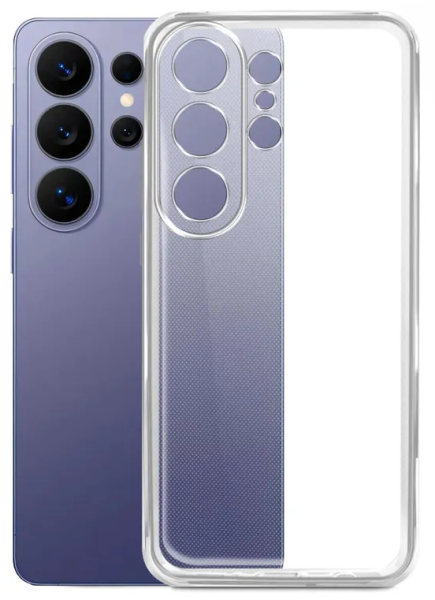 Накладка силикон Borasco для Samsung Galaxy S26 Ultra Прозрачный