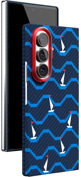 Накладка VLP Kevlar Case with MagSafe для Samsung Galaxy Z Fold8 Ultra (Корабли)