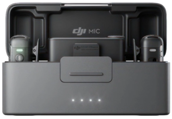 Беспроводной микрофон DJI Mic 2 (2TX + 1RX + Charging Case) Black (Черный)