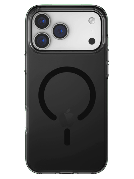 Накладка пластик Uniq Clario with Magsafe для iPhone 17 Pro Max Smoke (Черный)