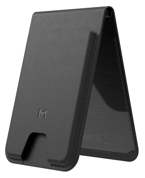 Кошелек-кардхолдер Magssory Geotag Magnetic Flip Wallet Midnight (Черный)