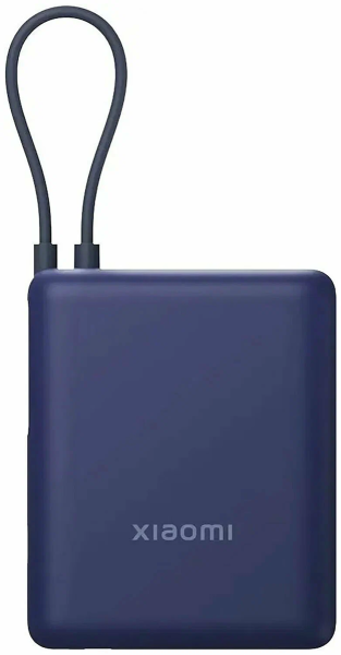 Внешний аккумулятор Xiaomi Power Bank With Cable USB-C 10000 mAh 33W (BHR9341GL) Blue