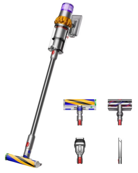 Беспроводной пылесос Dyson V15 Detect Absolute (SV47) Yellow/Nickel (Желтый/Никель) (EU)